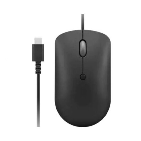 Souris Filaire LENOVO compacte 400 USB-C - Noir