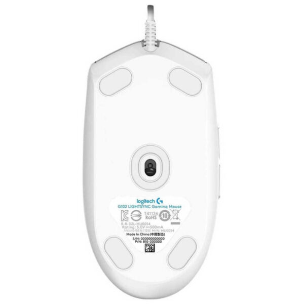 Souris Gaming Logitech G102 Lightsync - Blanc – Image 5