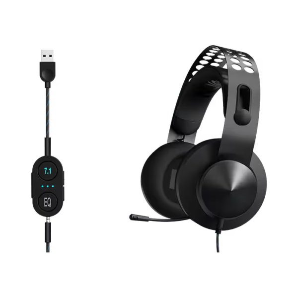Casque jeu son surround Lenovo Legion H500 Pro 7.1 - Couleur Noir