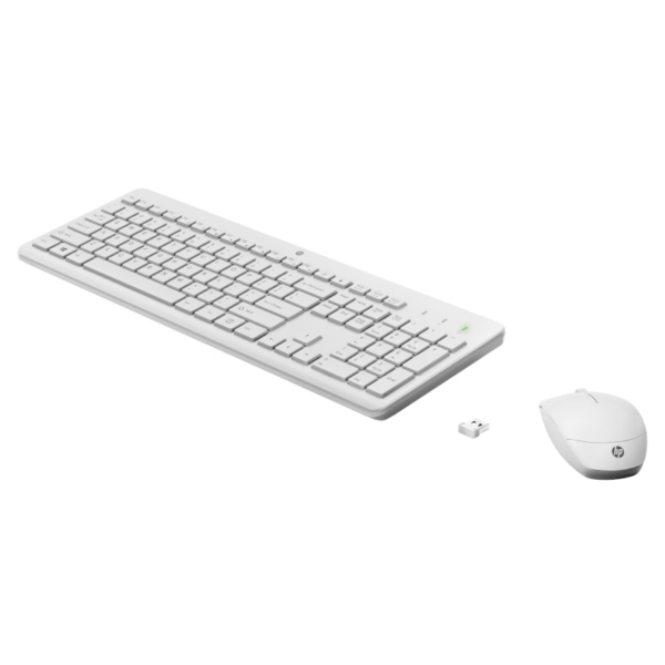 Ensemble clavier et souris sans fil HP 230 - Couleur Blanc – Image 2