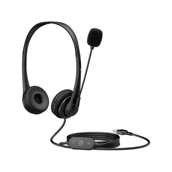 Casque stéréo USB HP G2 - Couleur Noir – Image 2