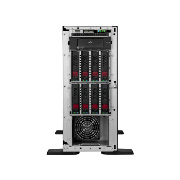 Serveur HPE ProLiant ML110 Gen11 4510 2,4 GHz 12 cœurs 1 processeur 32Go‑R MR408i‑o 8 disques SFF Module alim redondant 1 000 W – Image 5