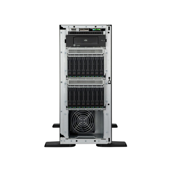 Serveur HPE ProLiant ML110 Gen11 4510 2,4 GHz 12 cœurs 1 processeur 32Go‑R MR408i‑o 8 disques SFF Module alim redondant 1 000 W – Image 7