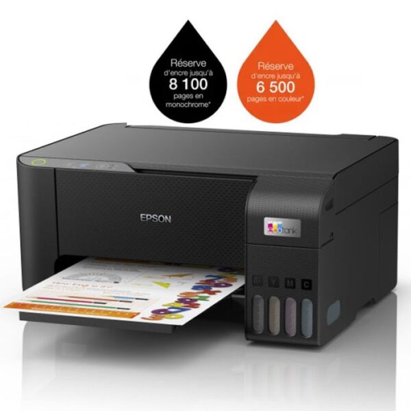 Imprimante à Réservoir Intégré EPSON ECOTANK L3210 3En1 Couleur – Image 2